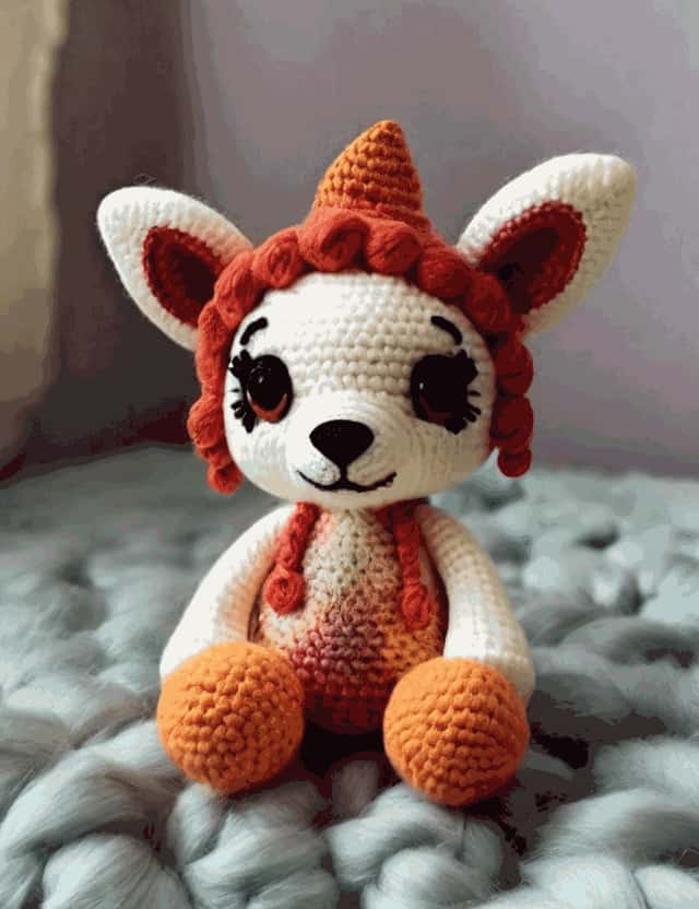 Foto Ilustrativa Raposa Amigurumi Receita